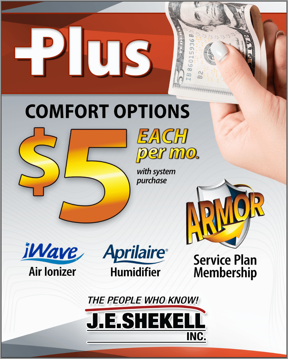 $5 per month comfort upgrade options!