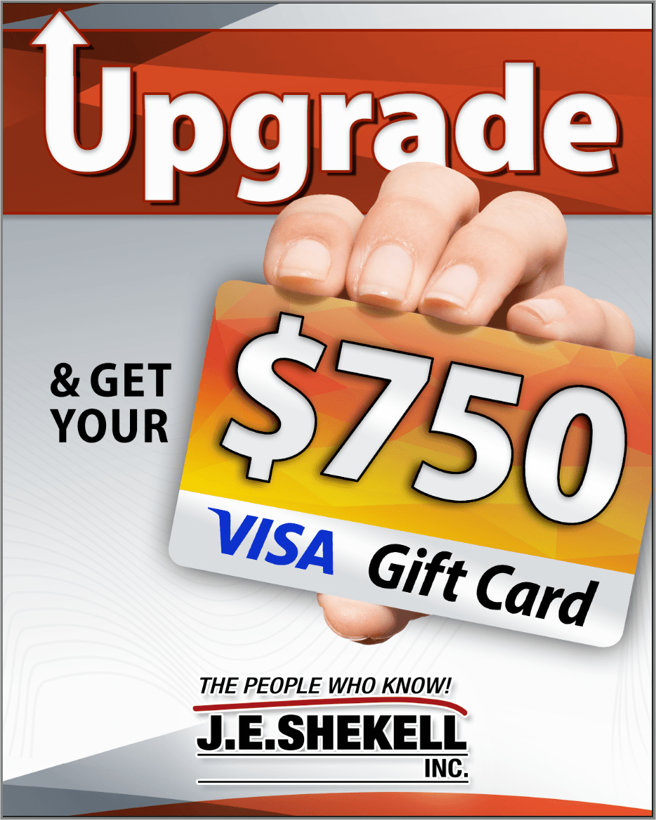 Upgrade your HVAC system and receive a $750 Visa gift card!